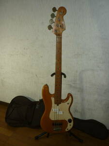 グレコ グネコロゴ gneco Greco ELECTRIC BASS MATSUMOKU マツモク製 '73s？エレキベース ソフトケース付 JAPAN ビンテージ フェンダー 140