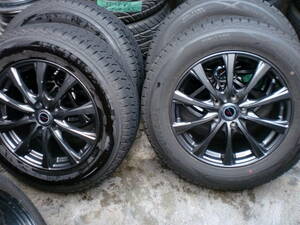 AIRNOVA　17×7　PCD114.3　+48★超バリ溝スタッドレス　225/65R17　4本＃CRV・CX-5・エクストレイル