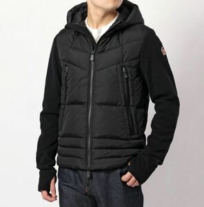 モンクレール グルノーブル ダウン × フリース パーカー オリーブ　国内正規品　MONCLER　#A4