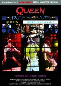 [2CD+2DVD] QUEEN / MORE MAGIC =EXPANDED COLLECTOR'S EDITION= MANNHEIM GERMANY 1986