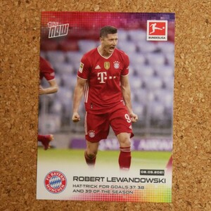 topps now Robert Lewandowski トップスナウ ロベルト・レヴァンドフスキ バイエルン バルセロナ 37、38、39ゴール soccer