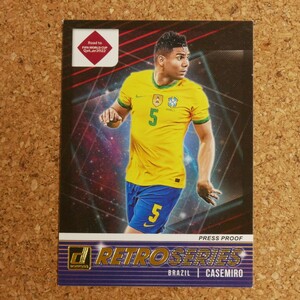 panini donruss soccer CASEMIRO パニーニドンラスサッカー カゼミーロ ブラジル マンチェスター・ユナイテッド Retro series