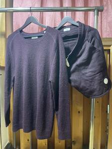 美品　上下セット　Saturdays New York City Saturdays surf サタデーズ　スウェット　セーター　wool混　ショートパンツ　cotton100%