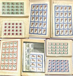 20円切手シート 天皇皇后両陛下御訪米記念　郵便貯金創業100年記念　りんご100年記念　国民体育大会記念他　 総額面14800円超