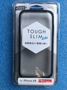 エレコム ELECOM PM-A18CTSLFCBK [iPhone XR TOUGH SLIM LITE フレームカラー ブラック]　未使用品　《送料無料》