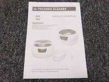ULTRASONIC CLEANER 超音波洗浄機　ウルトラソニッククリーナー　メーカー不明　600ｍｌ容量 　未使用新品_画像8