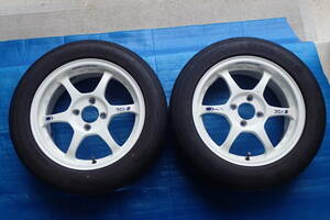 SSR TYPE-C 2本 15インチ、6J、オフセット38、P.C.D100、4穴