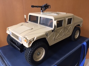 TAMIYA 　タミヤ　1/12電動RC　M1025　HUMMER　ハマー　絶版品　TOMYTEC　M134　ミニガン付属