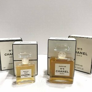 ■【YS-1】 香水 ■ シャネル CHANEL ■ NO.5 パルファム 7ml パルファム T.P.M 14ml ■ 2点セット まとめ 【同梱可能商品】■Dの画像1