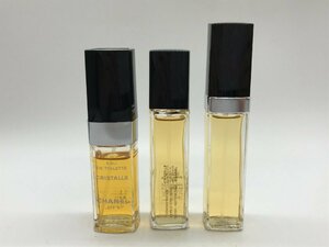 ■【YS-1】 香水 ■ シャネル CHANEL ■ クリスタル オードトワレ 15ml レフィル ×1 ■ 3本セット CRISTALLE EDT 【同梱可能商品】K■