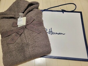 紙袋付き　新品未使用　 RonHerman ベアフット　ロンハーマン ブラウン L ベアフットドリームス 　BAREFOOT DREAMS 正規　タグ付き　秋冬