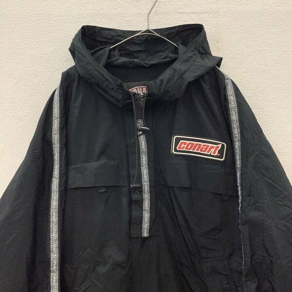 CONART 90s コナート ラバーロゴ アノラック パーカー size M ビンテージ 古着 76507