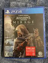 即決 送料無料 美品 PS4 アサシン クリード ミラージュ 早期購入特典未使用_画像1