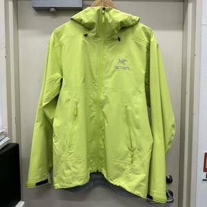 ⑪arn'teryx アークテリクス BETA LT JACKET MEN'Sマウンテンパーカー ゴアテックス M yellow イエロー 26844-133179-12/21