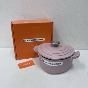 ⑪LE CREUSET ルクルーゼ 鍋 18cm ピンク ココットダムール ハート型