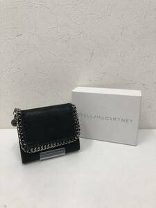 ⑪STELLAMcCARTNEY 3つ折り財布 BLKブラックレディース 431000 W9132