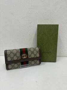 ⑪GUCCI グッチ コンチネンタルウォレット　オフィディア　ウェブ　GGスプリー　523153 2149