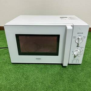 【動作品】Haier ハイアール JM-17H-60 電子レンジ 700W 2019年製 ホワイト 家電 ヘルツフリー 匿名配送