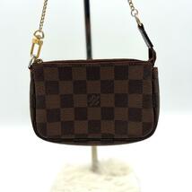 1円 LOUIS VUITTON ルイヴィトン ダミエ ポシェット アクセソワール ポーチ バッグ N58009 BAG POURCH VINTAGE_画像3