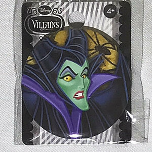 Disney VILLAINS (ヴィランズ) 眠れる森の美女 Maleficent (マレフィセント) 缶バッジ (ピンタイプ)