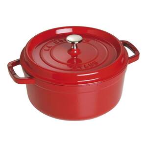 新品未使用　ストウブ STAUB 無水鍋 ピコ・ココット ラウンド 26cm チェリー 40509-840