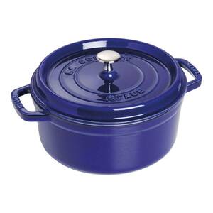 新品未使用　ストウブ STAUB 無水鍋 ピコ・ココット ラウンド 22cm グランブルー 40510-265