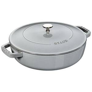 新品未使用　ストウブ STAUB 無水鍋 ブレイザー ソテーパン 28cm グレー 40511-470