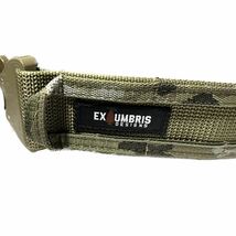 送料無料 EX UMBIRS DESIGNS エクス アンブリス デザインズ 2” ASSAULT BELT 2インチ アサルトベルト Mサイズ マルチカム_画像4