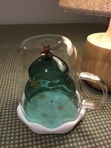 クリスマス　ツリー　マグカップ　　CHRISTMAS コップ　　　ガラス　可愛い　蓋付き　　送料無料