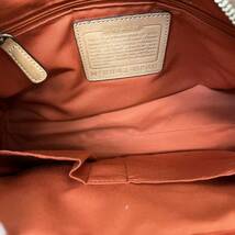 【TM1104】COACH コーチ シグネチャー トートバッグ ハンドバッグ ブラウン カバン 鞄_画像6