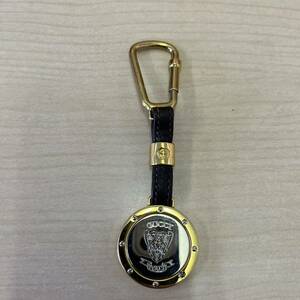 【T1127】GUCCI グッチ キーホルダー キーリング チャーム ストラップ ゴールドカラー 