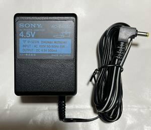 送料無料！！SONY ソニー CDウォークマン 用ACアダプター AC-E455C DC4.5V 500mA 通電動作確認済