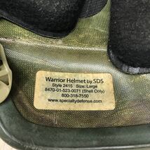 126 D 1円〜 WARRIOR HELMET MICH ACH SDS ヘルメット 米軍 実物放出品 ミリタリー 中古_画像8