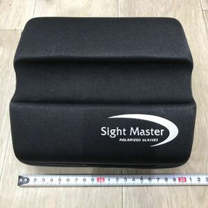 210 D 1円〜 釣り Sight Master サイトマスター グラスケース 3P メガネ サングラス ケース ブラック 中古