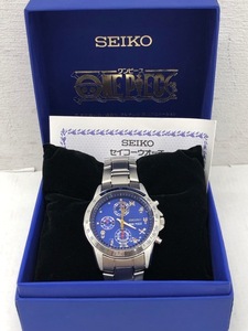 E◆即決◆ SEIKO × ONE PIECE セイコー ワンピース アニメ20周年記念 5000本限定モデル クロノグラフ メンズ腕時計 / 7T92-HBM0