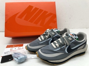 E◆即決◆ NIKE × sacai × CLOT ナイキ サカイ クロット LD WAFFLE ワッフル COOL GREY クールグレイ / DH3114-001 26.0cm