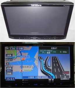 ■carrozzeria カロッツェリア フルセグ DVD Bluetooth SDナビ AVIC-MRZ99 地図データ 2012年