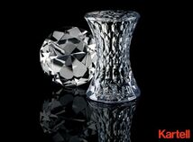 美品 カルテル STONE 高品質スツール クロームカラー Kartell ストーン マルセル・ワンダース 腰掛椅子 サイドテーブル オブジェ_画像1