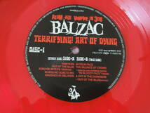 バルザック Balzac LPレコード 2枚組 TERRIFYING - Art of Dying カラーレコード_画像5