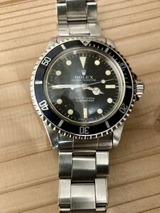 ROLEX サブマリーナ SUBMARINER Ref5513 ノンデイト アンティーク　中古　美品