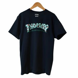 THRASHER スラッシャー ロゴTシャツ バラ 薔薇 M MAGAZINE スケボー