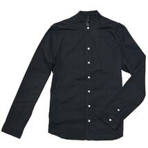 定価2.6万 wjk stretch banded collar natural V shirts サイズL　ストレッチバンドカラーシャツ akm ジュンハシモト_画像1