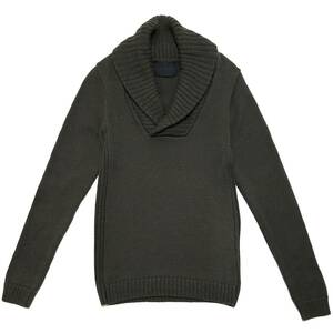 定価4.2万 junhashimoto TALY YARN SHAWL COLLAR PULLOVER KNIT 2 ジュンハシモト イタリアンウールショールカラーニット 1piu akm wjk