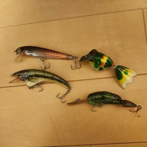 希少　OLDDAIWA オールドダイワ　コーモラン ヨーヅリ　ザリガニー　 シーバスハンター　コーモダンサー　デメキン　B級ルアーセット　美品