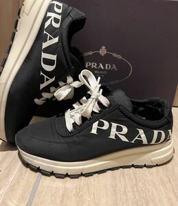 PRADA プラダ　ロゴ　スニーカー　23.5～24㎝　37 レディース　