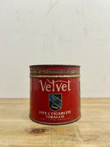 アメリカ ヴィンテージ タバコ 缶 Velvet 50’s シガレット インテリア 小物入れ 店舗備品 ディスプレイ アメリカン雑貨【B715】