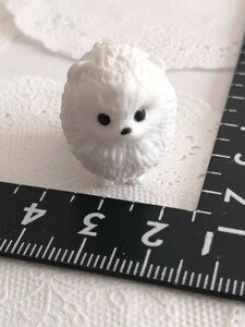 3r1107 doll for miniature . dog . dog white white pomelani Anne dog pet Barbie Jenny momoko Licca-chan Blythe 1/6 doll 