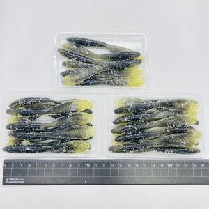 613996 カリフォルニアワーム パドルテールグラブ 4インチクラス ２７本 CALIFORNIA WORM PADDLE TAIL GRUB カラー要確認 オールド品