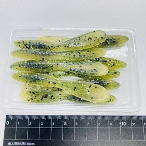 614003 カリフォルニアワーム パドルテールグラブ 3-1/2インチ ９本 CALIFORNIA WORM PADDLE TAIL GRUB ハンドポワードワーム オールド品