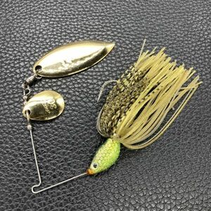 614107 ノリーズ クリスタルＳ タンデムウィロー 3/8oz ゴールドシャッド？ NORIES CRYSTAL S TANDEM WILLOW 田辺哲男 監修 オールド品